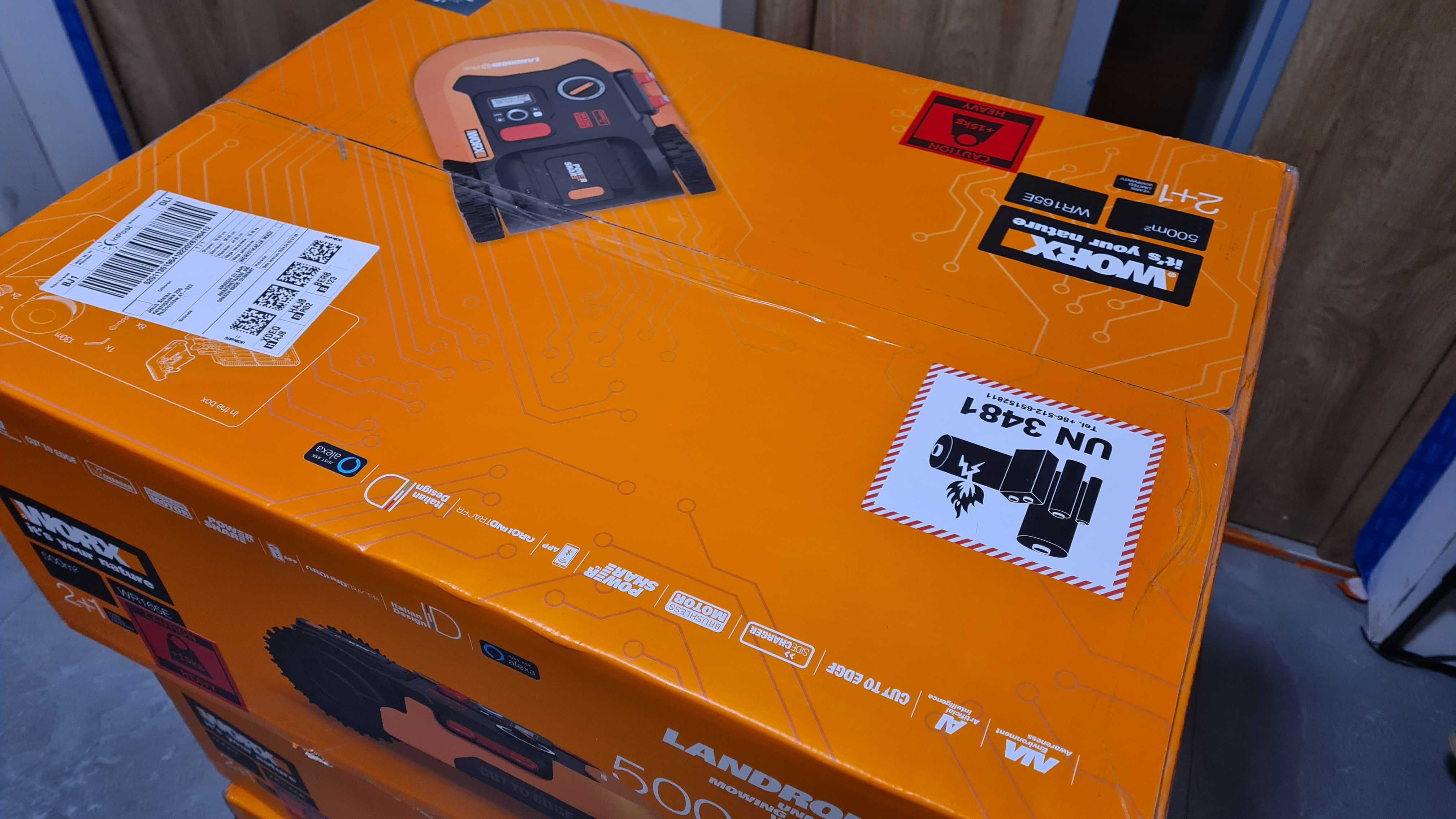 Worx M 500 PLUS, WR165E , nowy, gwarancja, robot koszący