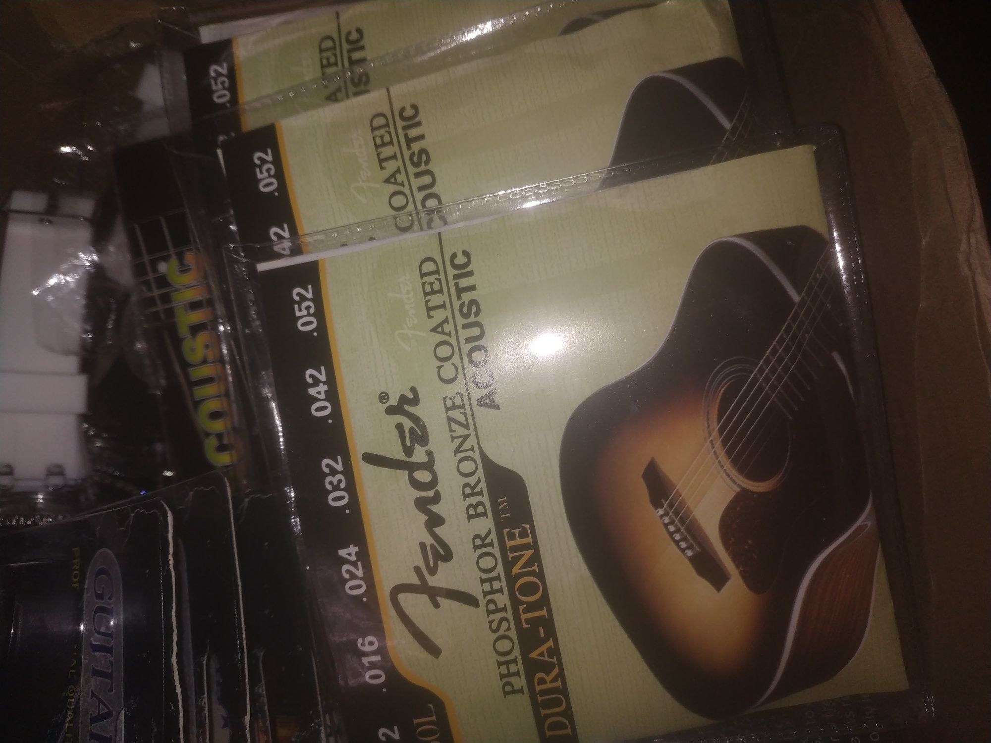 струны для гитары упаковка новые 6 штук