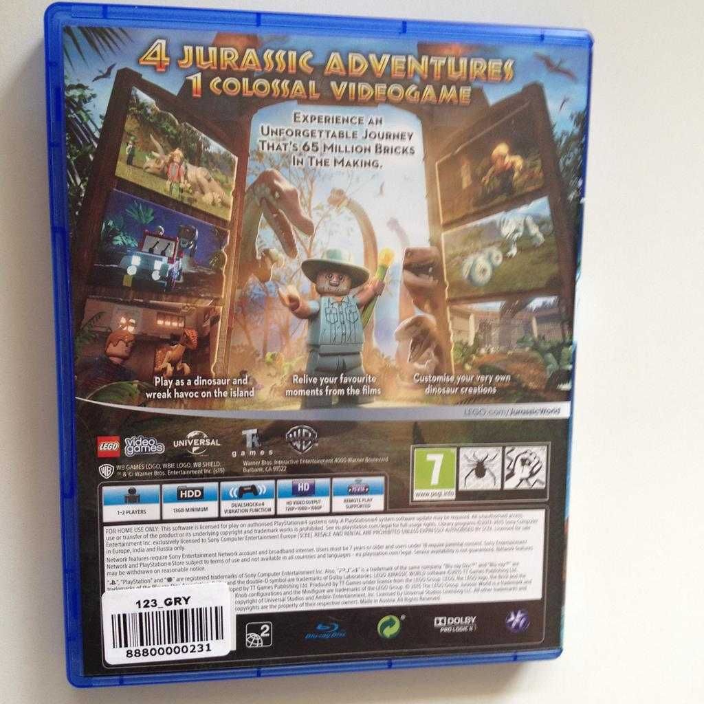 LEGO Jurassic World o PL PlayStation 4 PS4 Sklep W-wa Ursynów