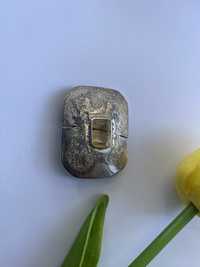 Винтажная антикварная брошь брошка серебро 925