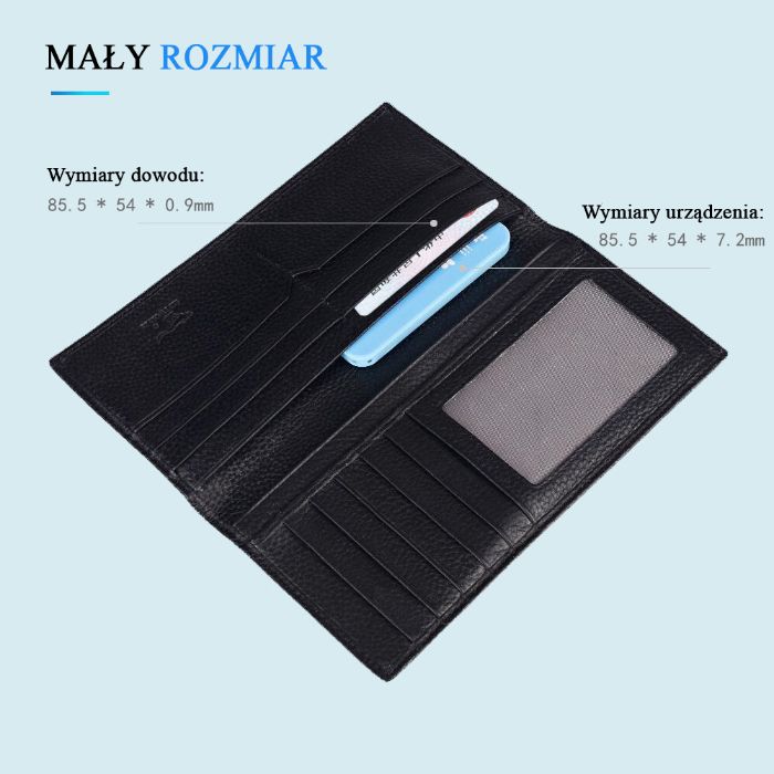 MINI GPS portfel DZIECKO SENIOR ALARM podsłuch rozmowa głośnik