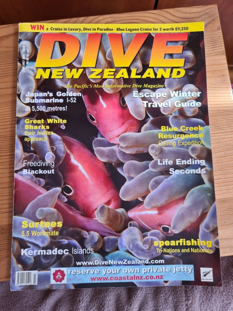 Dive New Zealand june/july 2006 issue 94 magazyn gazeta po angielsku