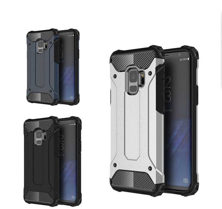 Case Etui Pancerne Armor do Samsung Galaxy S9  + Szkło Hartowane