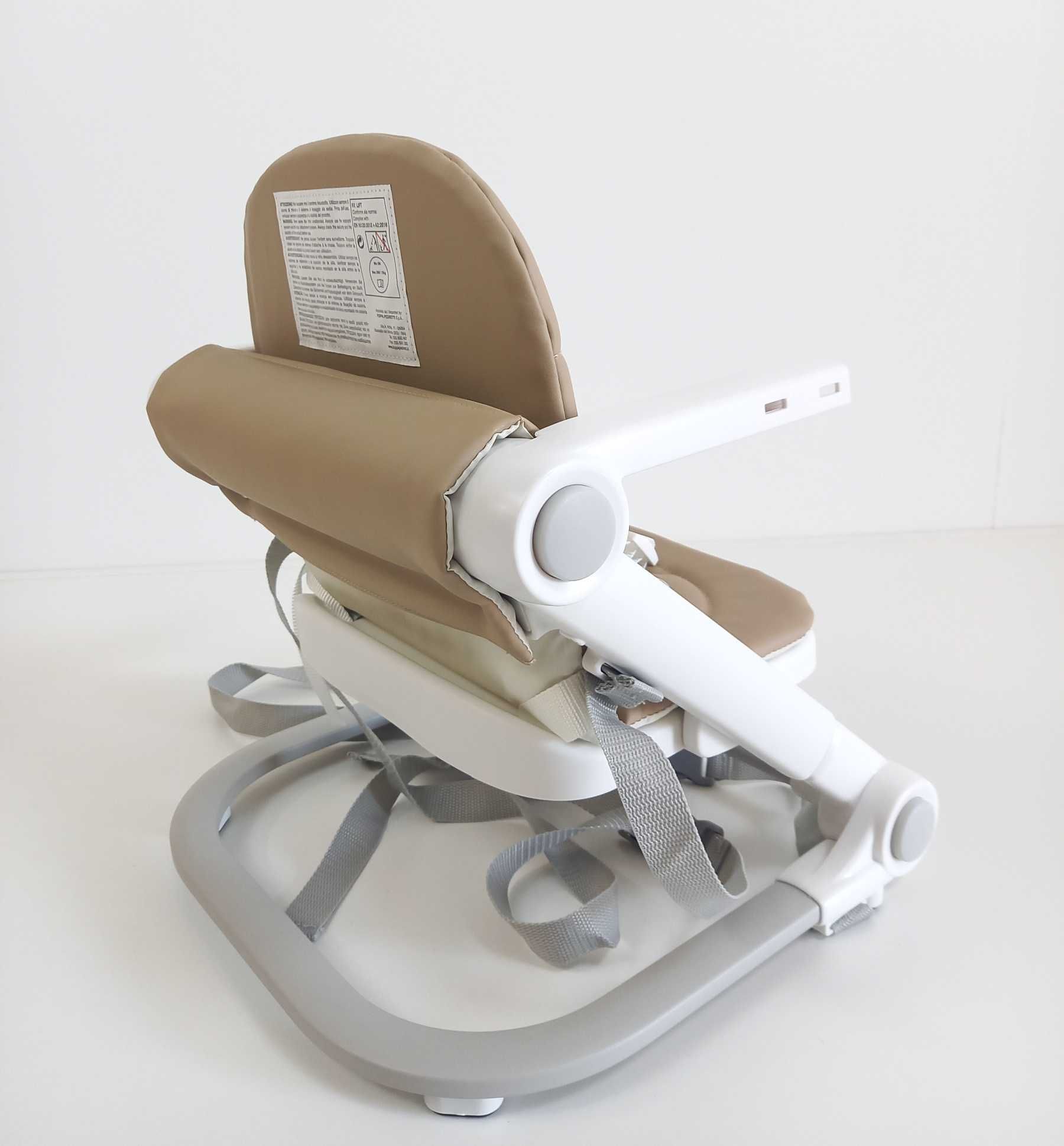 NOWE Krzesełko do karmienia Foppapedretti Lift piaskowe + torba