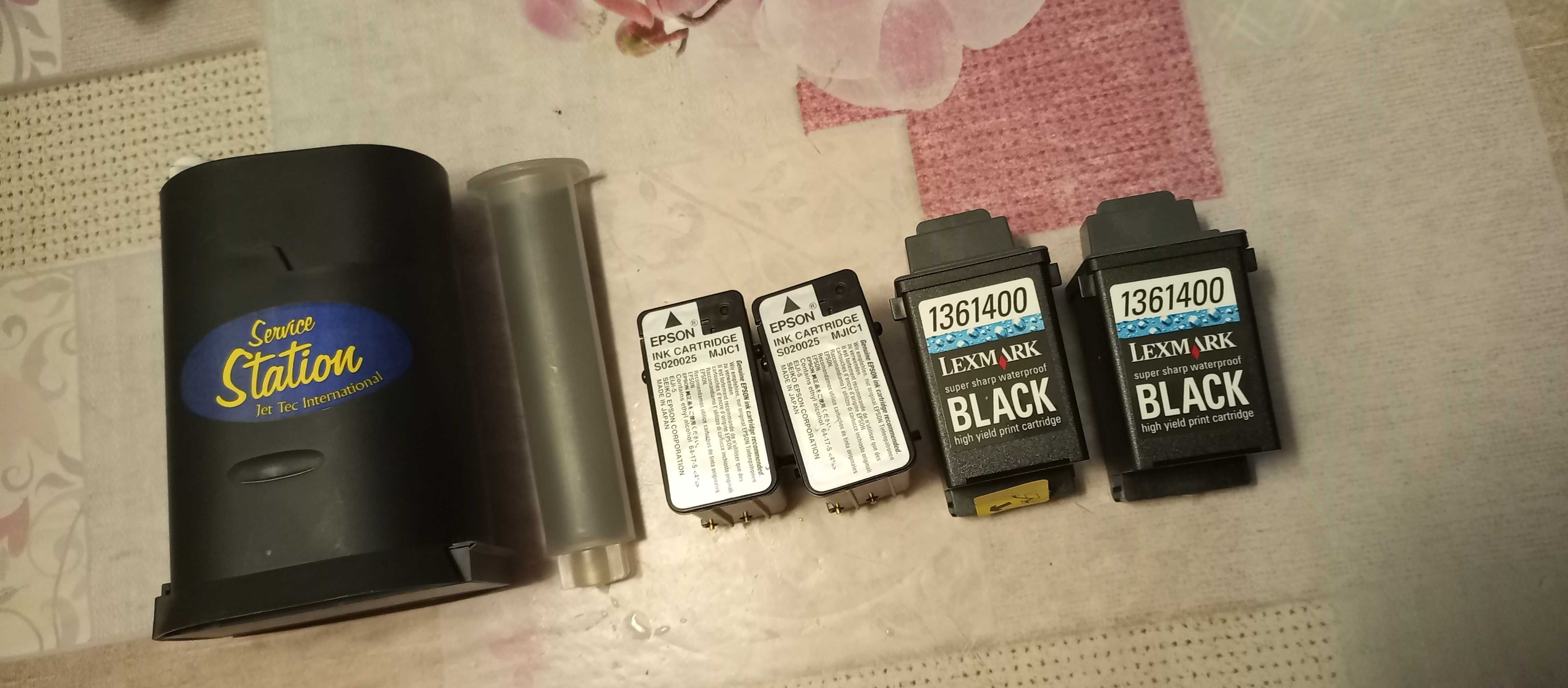 Картриджи Epson, Lexmark и прочее, б.у. Цена за всё