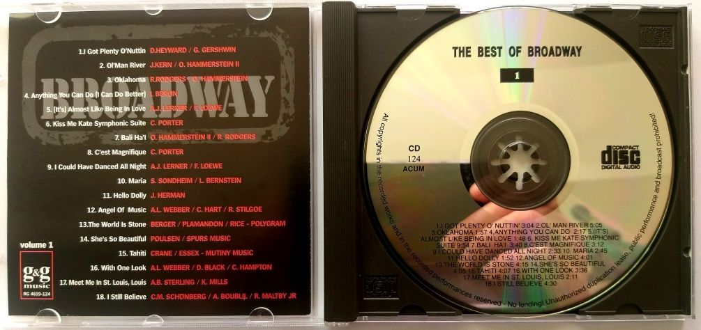 Broadway The Best Of Broadway vol.1