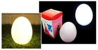 Jajko wielkanocne świecące LED 8x7 cm