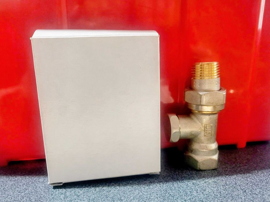 Danfoss RLV‑S 1/2" – zawór powrotny prosty, 8 sztuk, 23 zł/szt