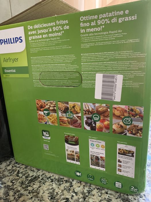 Airfryer Philips essencial 4.1 litros ou 0.8kg. Como novo