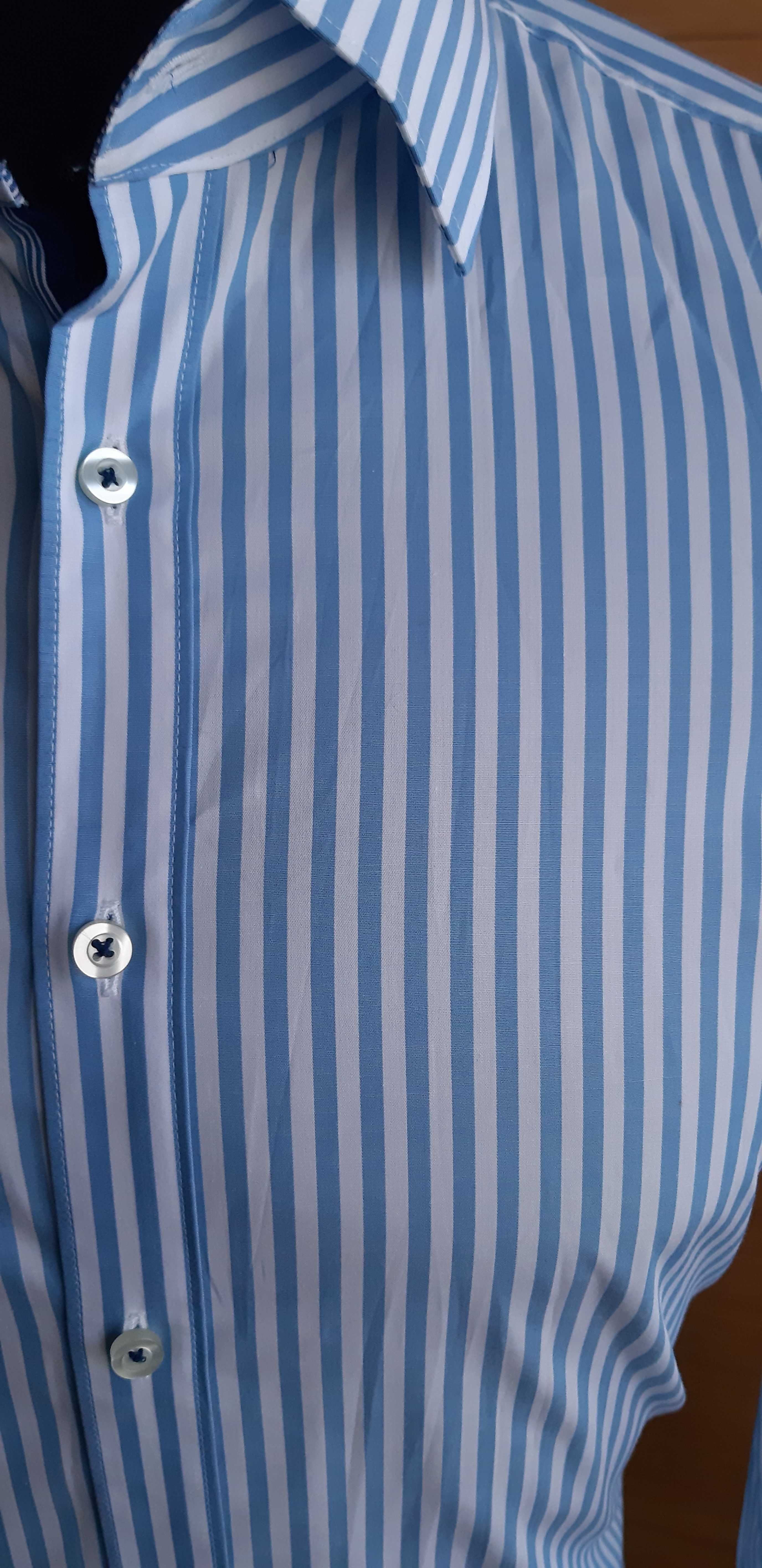 мужская рубашка OLIMP LEVEL5  40/15 3/4 body fit (97%cotton+3%elastan)