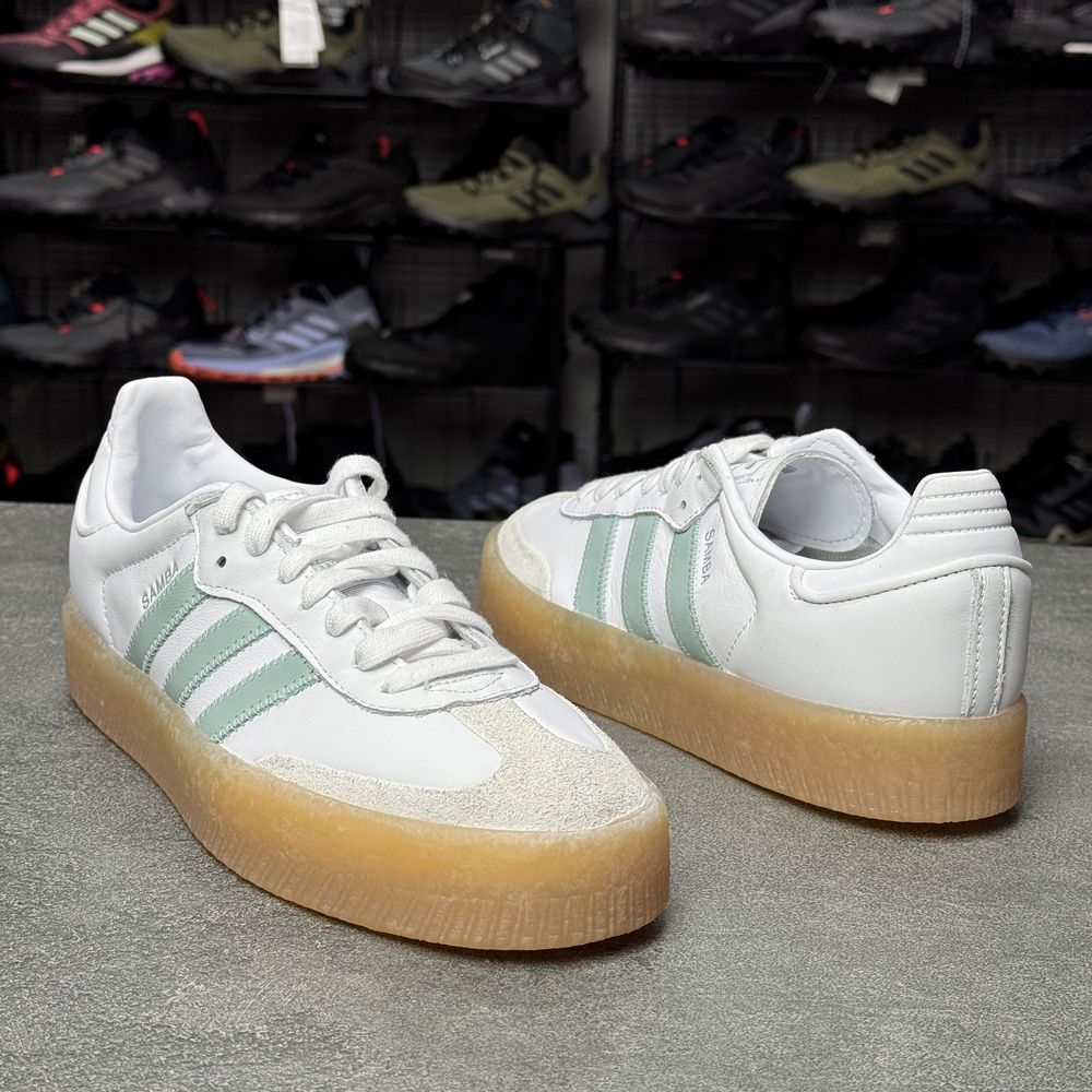 Високі шкіряні кросівки Adidas Samba JP5609 ОРИГІНАЛ 100% 41 р