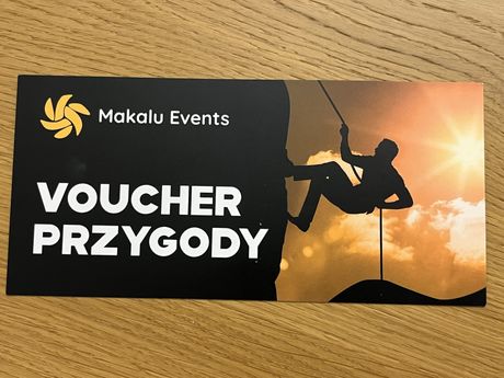 Voucher juraskiej przygody Makalu Events wspinaczka rafting 2 osoby