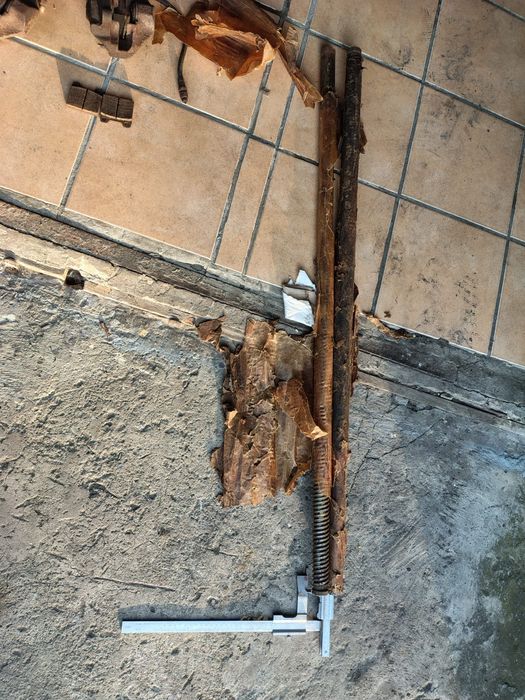 NOWE 117cm śruby do tokarni pociągowa w konserwacji papierze śruba