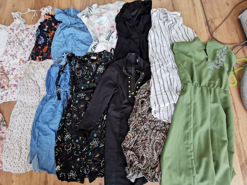 Paka 40, perełki, wyprzedaż szafy, markowe. Zara, naketano, tom tailor