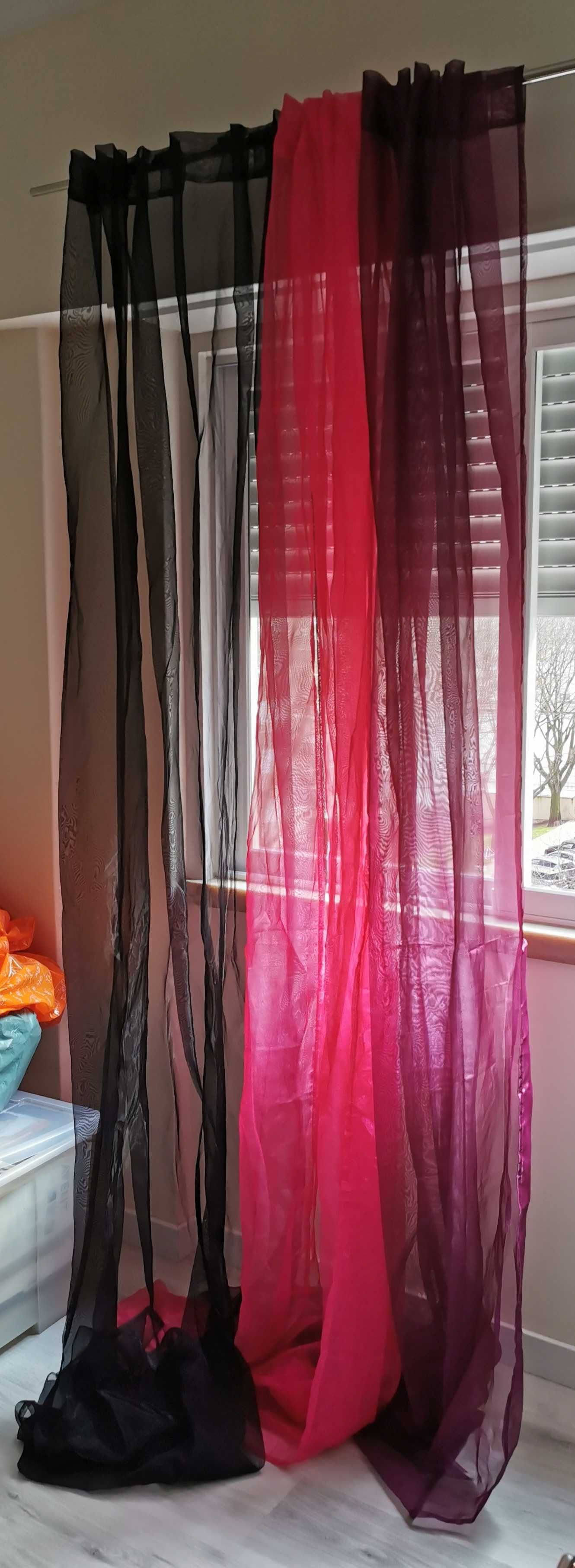 Cortinados transparentes em várias cores