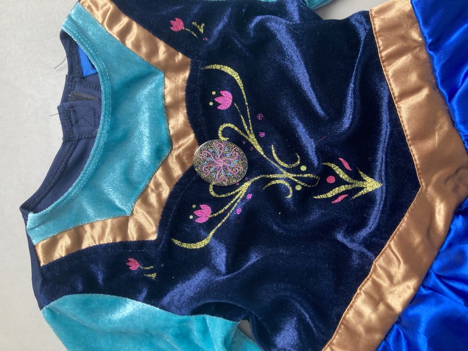 Strój karnawałowy przebranie Anna księżniczka disney 110/116 cm