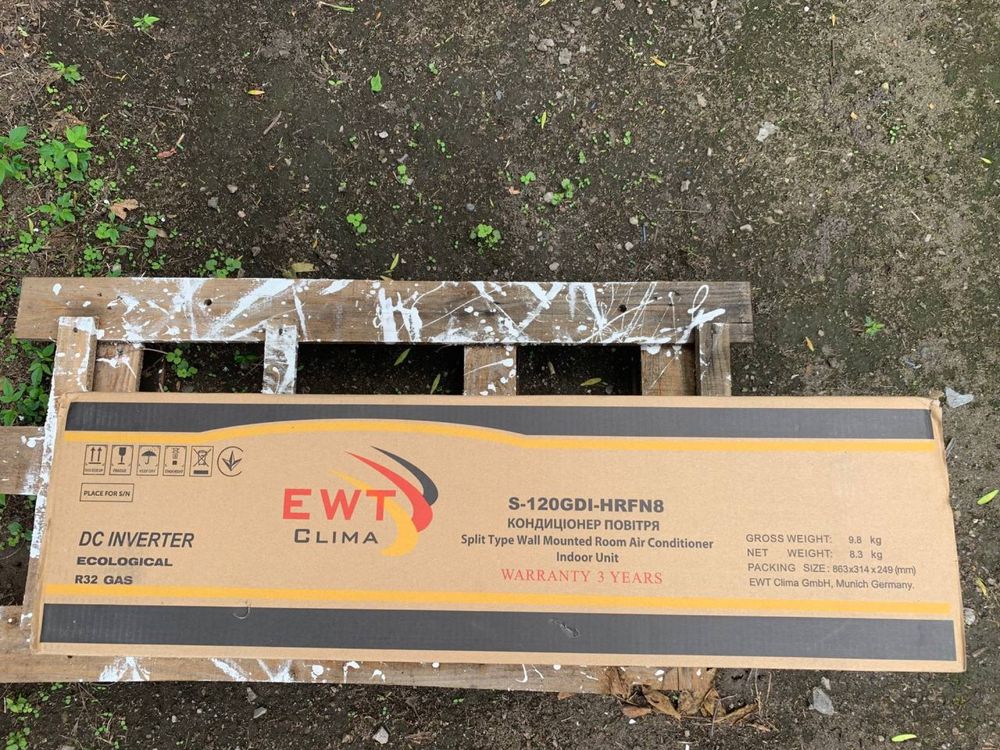 Внутренний блок инверторного кондиционера EWT clima S-120GDI-HRFN8