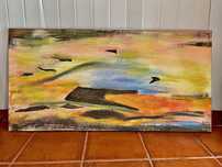 Tela de pintura óleo