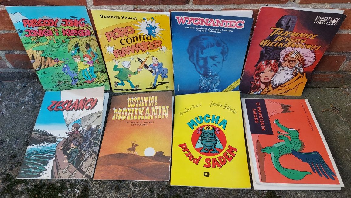Stare komiksy PRL, 45 szt.
