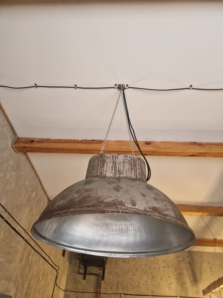 Lampy ocynkowane loftowe
