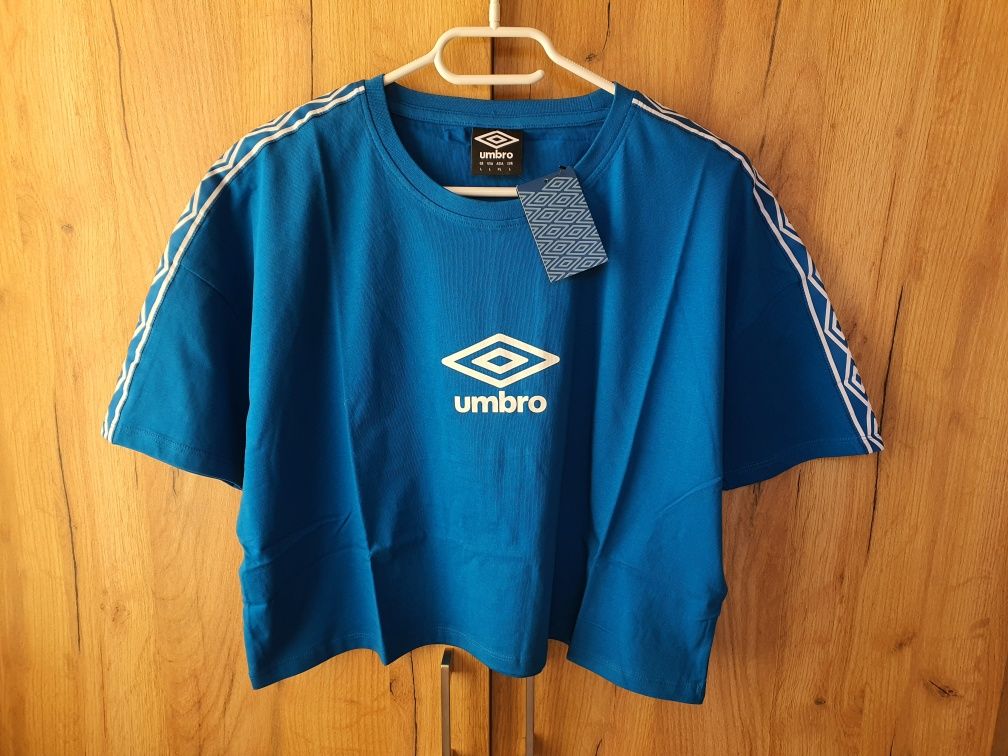 Koszulka T-shirt bawełniana oversize Umbro, damska, rozmiar L, nowa z