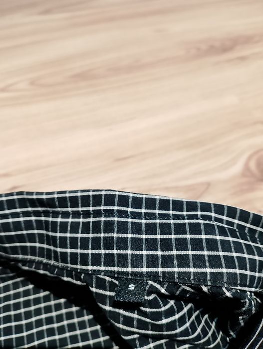 Czarna Męska Koszula W Kratkę The Kooples