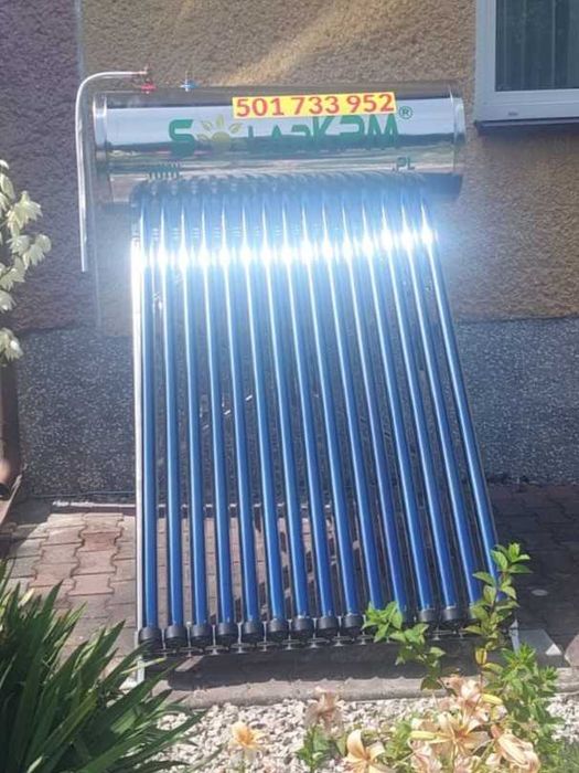 Kolektory Słoneczne Ciśnieniowe -STAL NIERDZEWNA-DOSTAWA-MONTAŻ!!!
