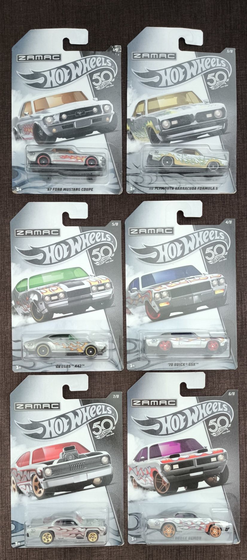 Hotwheels Zamac 50 Years