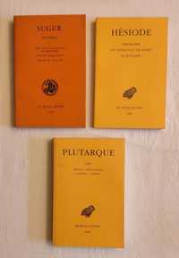 Les Belles Lettres - Suger, Hésiode, Plutarque,
