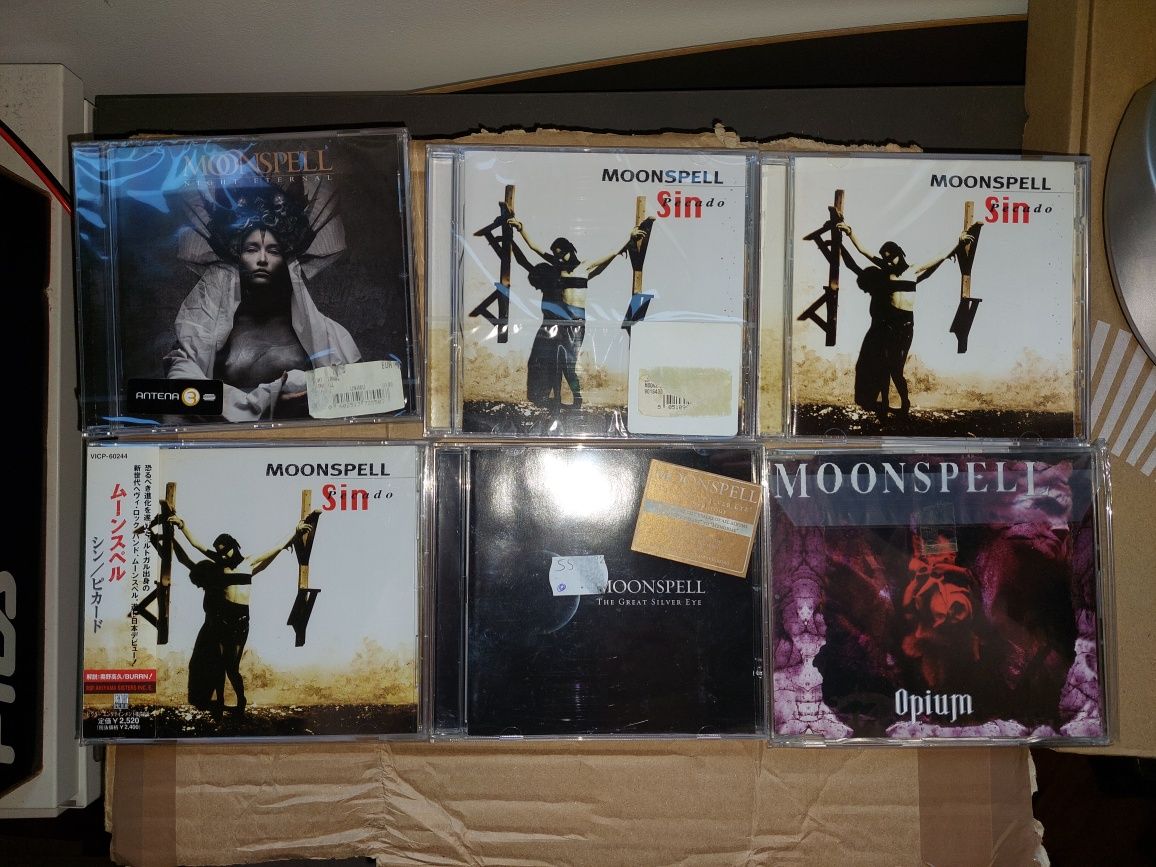 Moonspell colecção cds black metal gothic