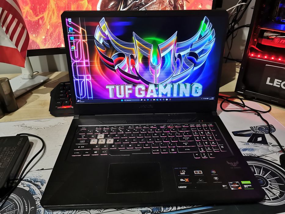 ASUS TUF GTX1660ti R7/16GB/512/Win11 laptop GAMINGOWY GTX 1660ti
