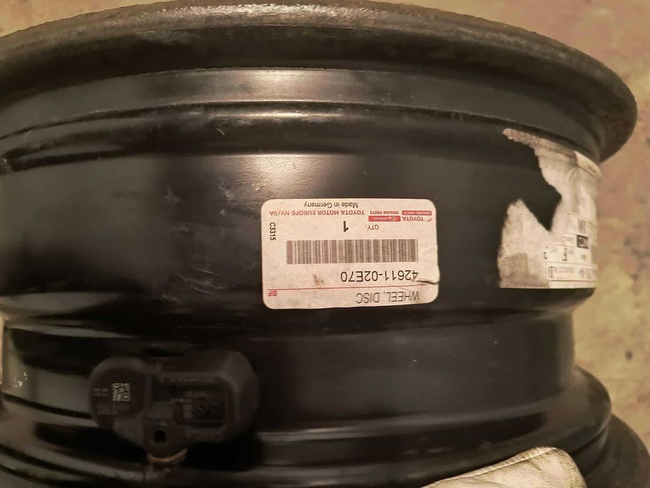 Felgi stalowe 16 cali 5x114,3 Toyota Auris 4 szt