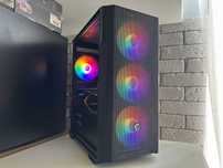 Komputer Gamingowy Intel i5 RX 580 16GB Ram SSD+HDD RGB do Gier Mocny
