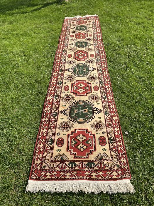 Kazak центральный кавказ ковер ранер дорожка ручной работы