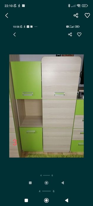 Meblościanka, szafa, komoda