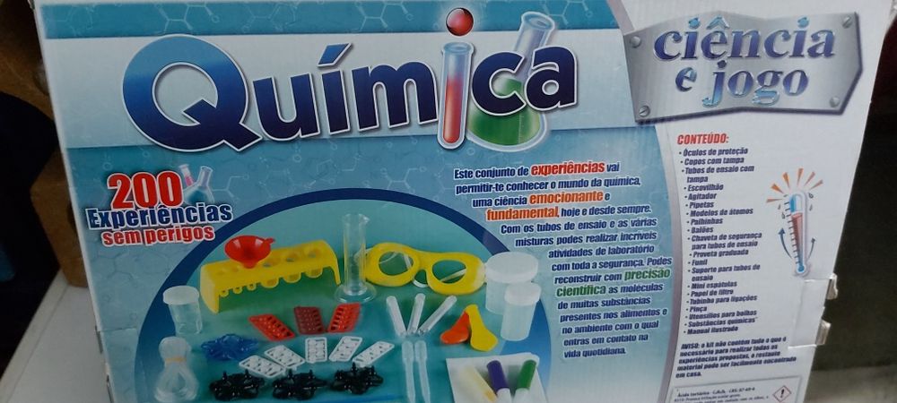 Jogo Quimica - Ciencia e Jogo 200 experiencias sem perigo. 10+