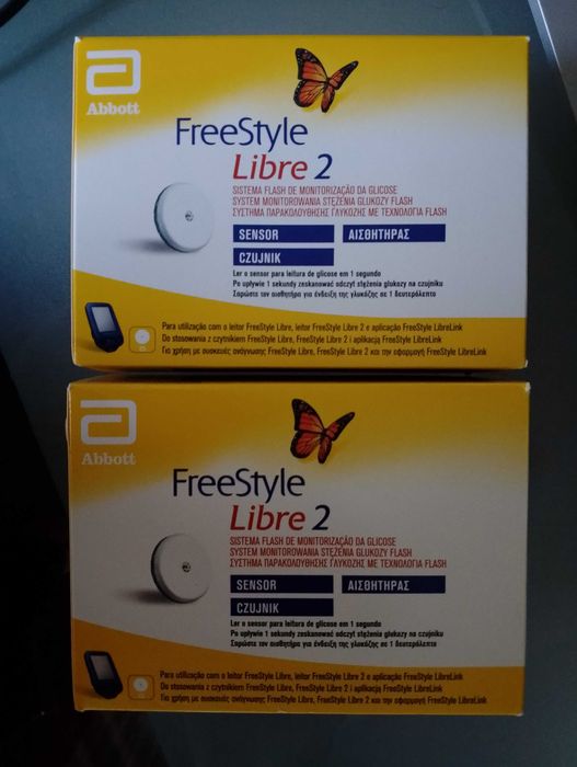 2 x FreeStyle Libre 2 + 10 x Paski Contour Plus + GRATIS