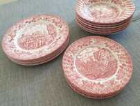 Pratos de porcelana inglesa
