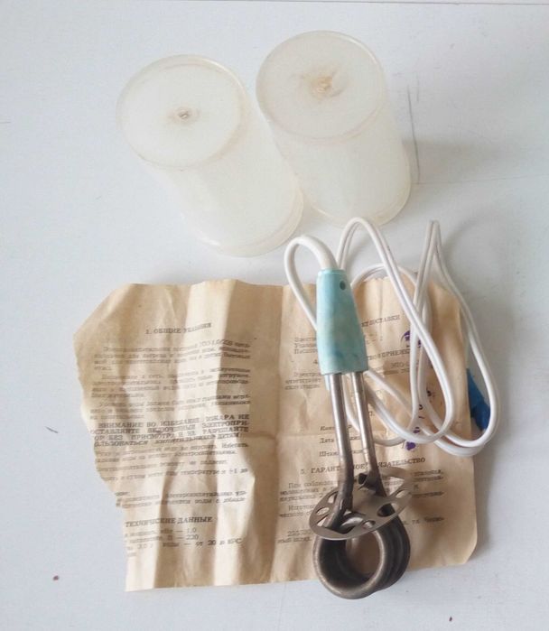 Электрокипятильник с футляром, 1 кВт