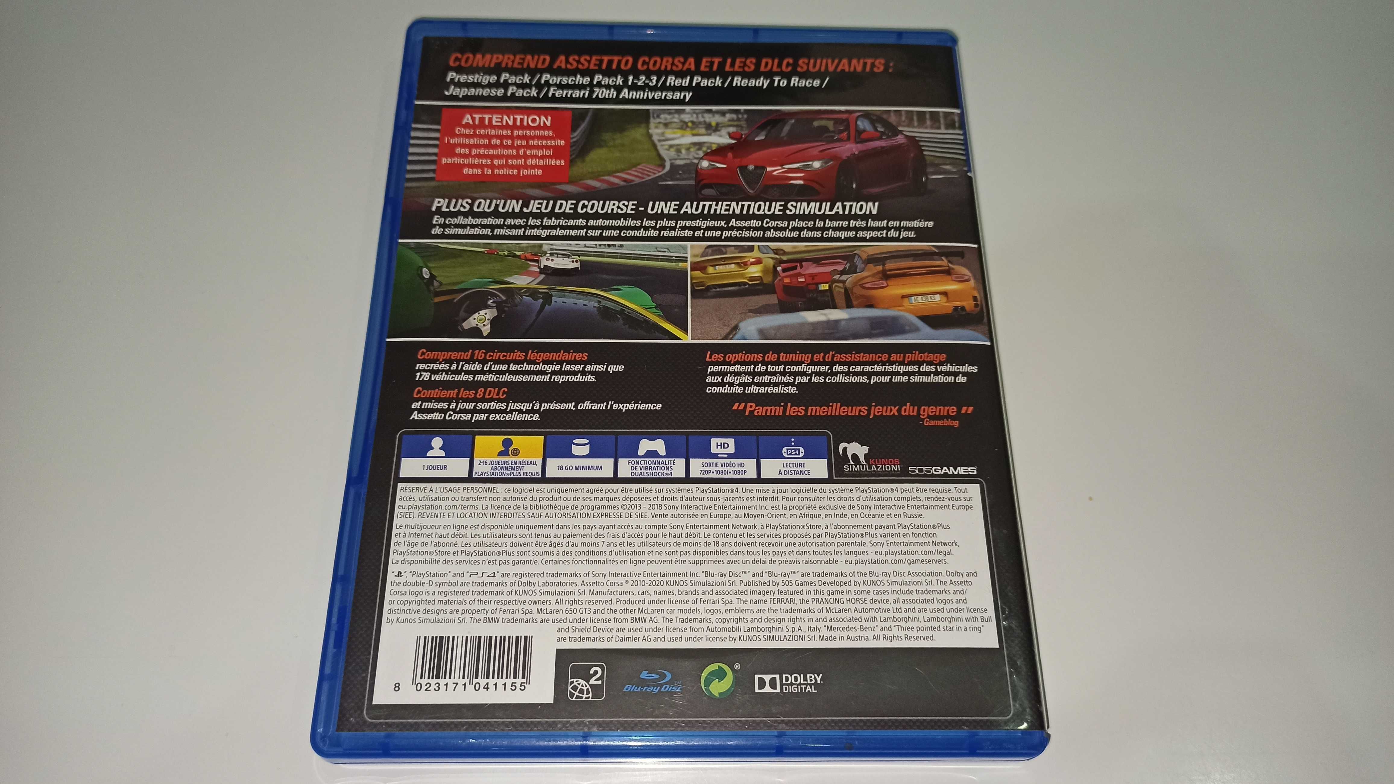 ps4 ASSETTO CORSA ULTIMATE EDITION PL po polsku symulacja symulator v1