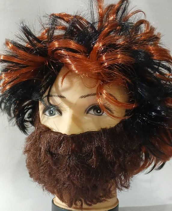 Ніс клоунський поролоновий  Вуса  Борода театральна