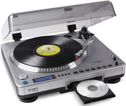 Gramofon z CD combo ION 2LPCD