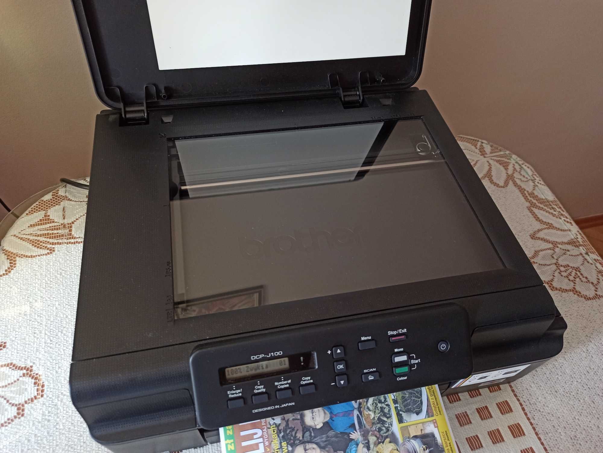 Drukarka ze skanerem Brother DCP-J100 na tanie tusze