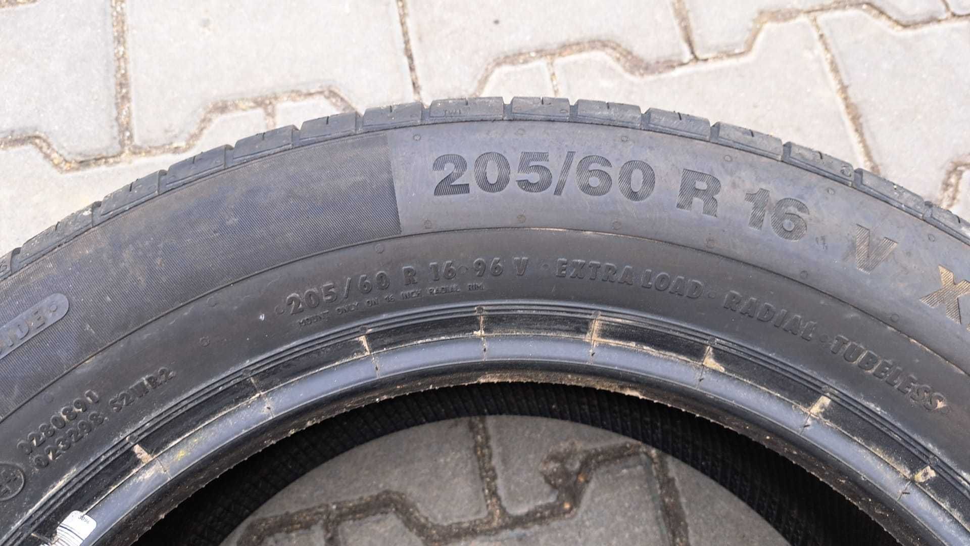 1x Nowa Opona letnia Continental 205/60R16 XL 96V