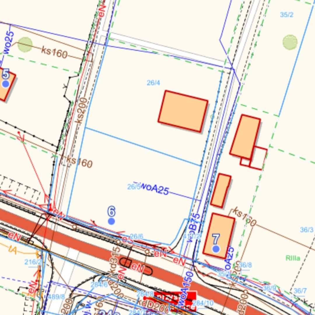 Nieruchomość miesz-usługowa przy DK Nysa-Prudnik PRĄD(40KW)WOD-KAN