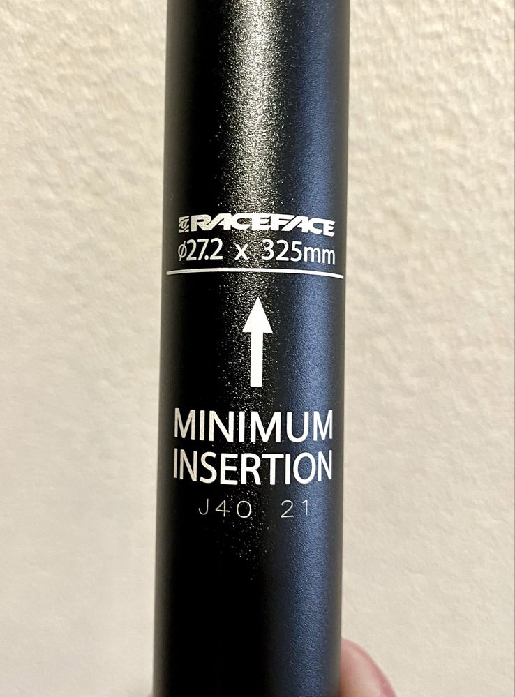 Підсідельний штир Race Face Seatpost Chester, 27.2X325