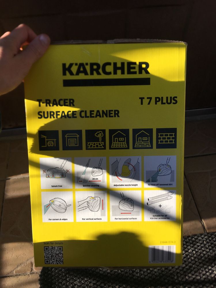 Karcher T 7 PLUS T-Racer  для миття брущатки бруківки сад город