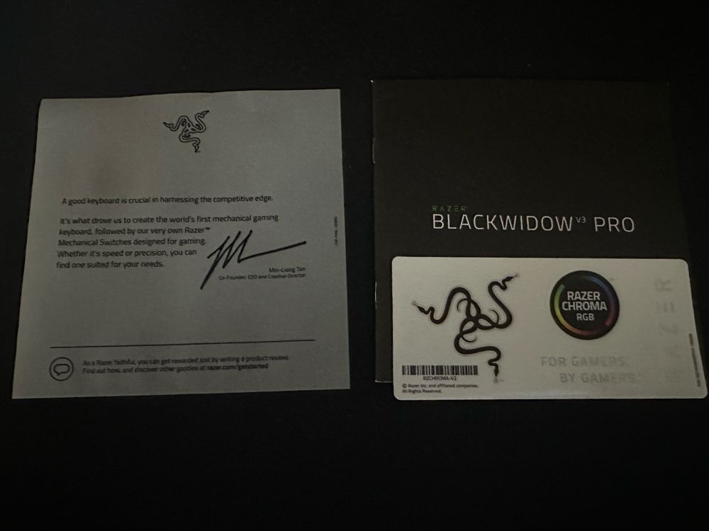 Teclado Razer BlackWidow V3 Pro - Switch Amarelo