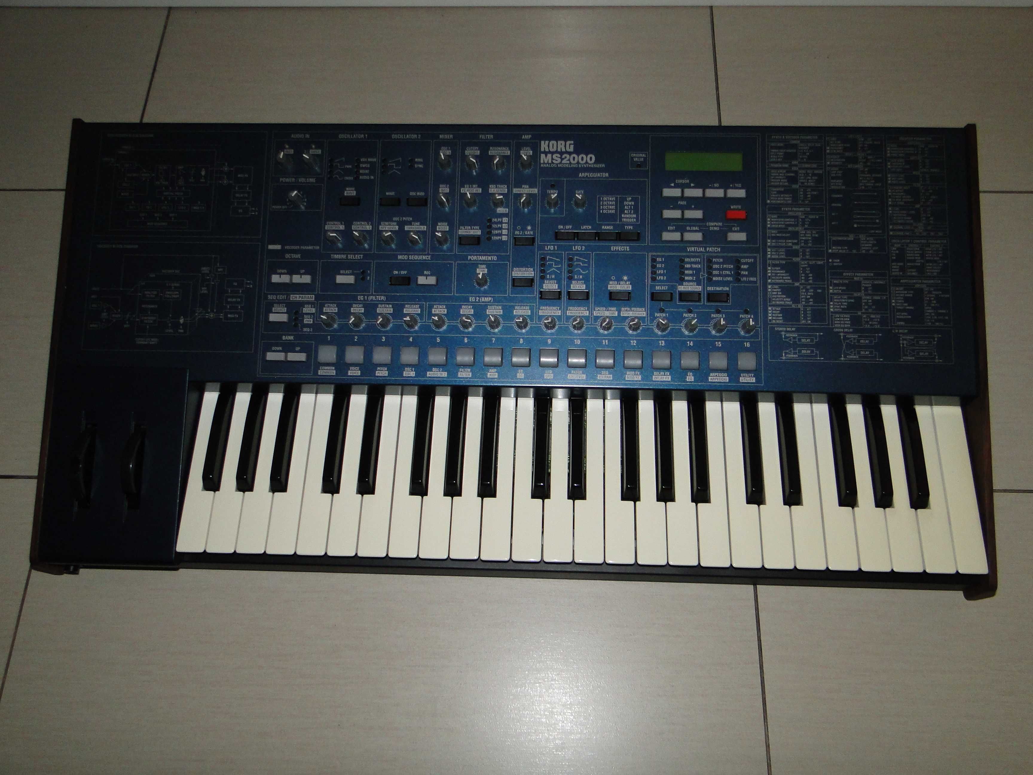 Kultowy Syntezator Analogowy KORG MS2000.Ideał.Jedyny.Mega Okazja