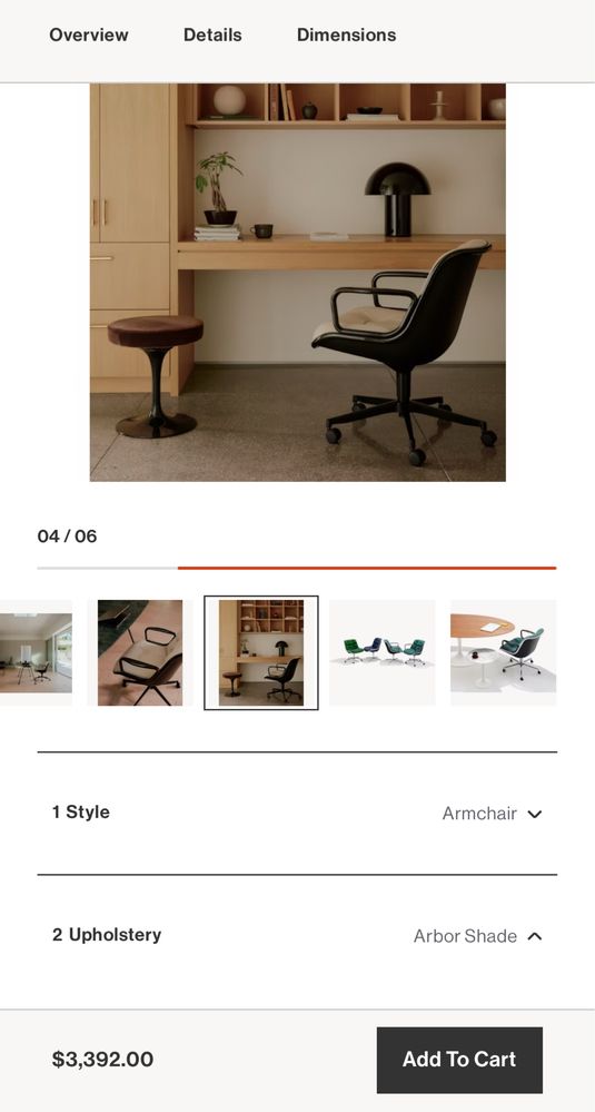 Fotel Knoll Charles Pollock executive chair, nie duński design
